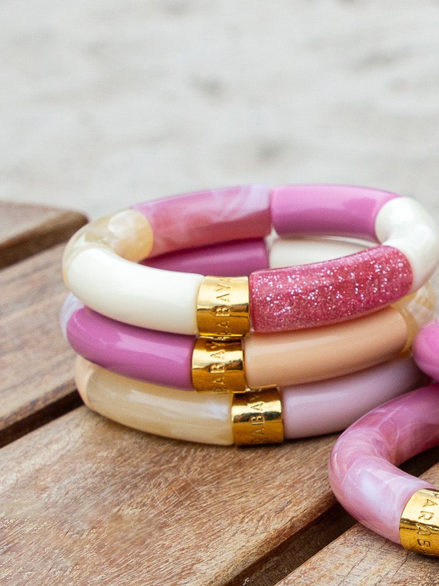 Pink Pipoca bracelet, 3 colours