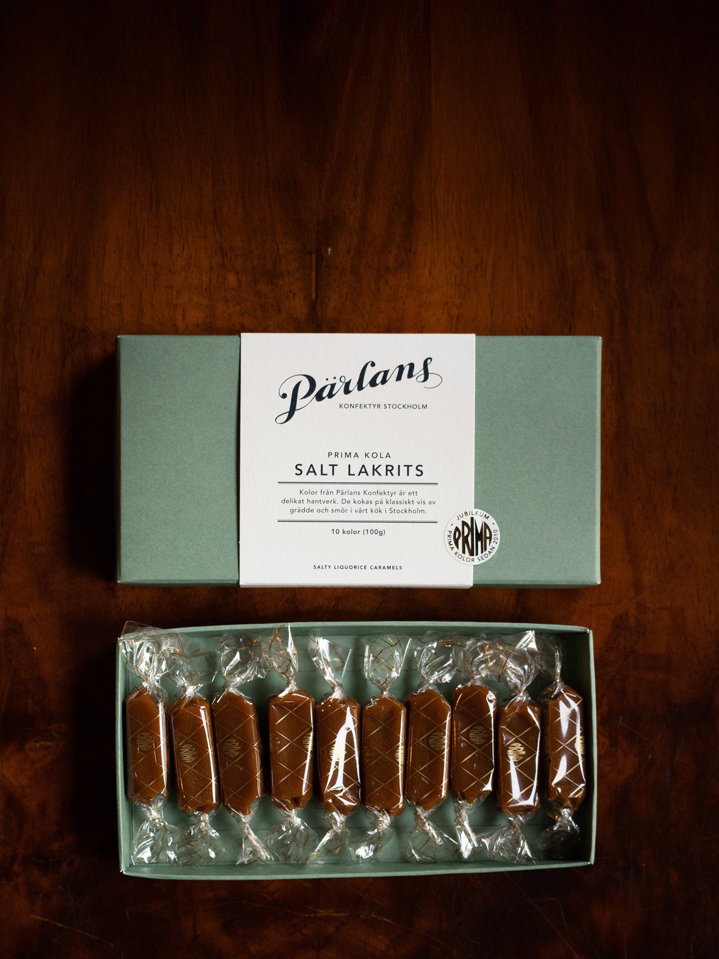 Salty lakrits fuge box of 10 caramels