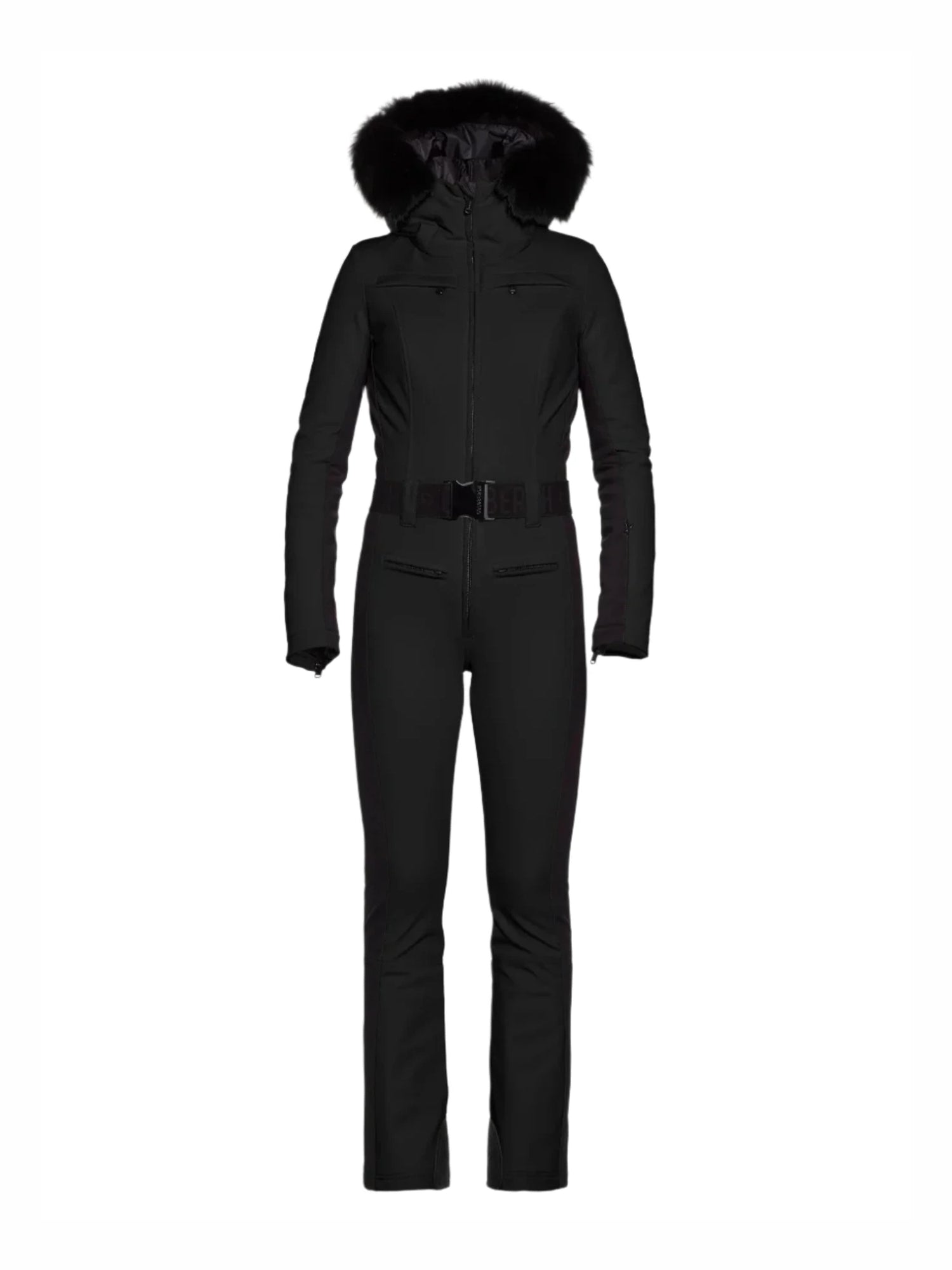 PARRY ski suit faux border, black