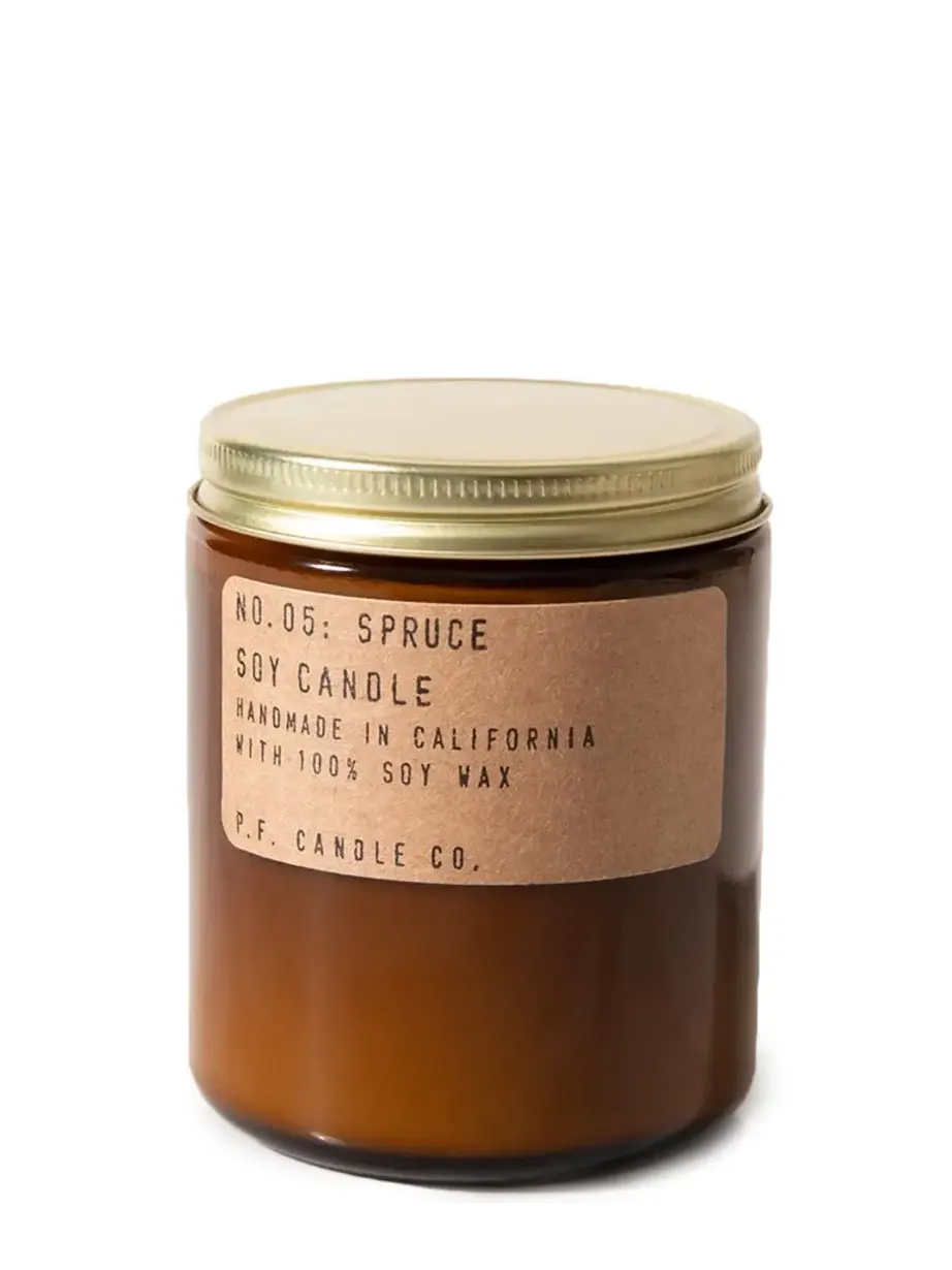 Spruce - scented soy candle, standard size
