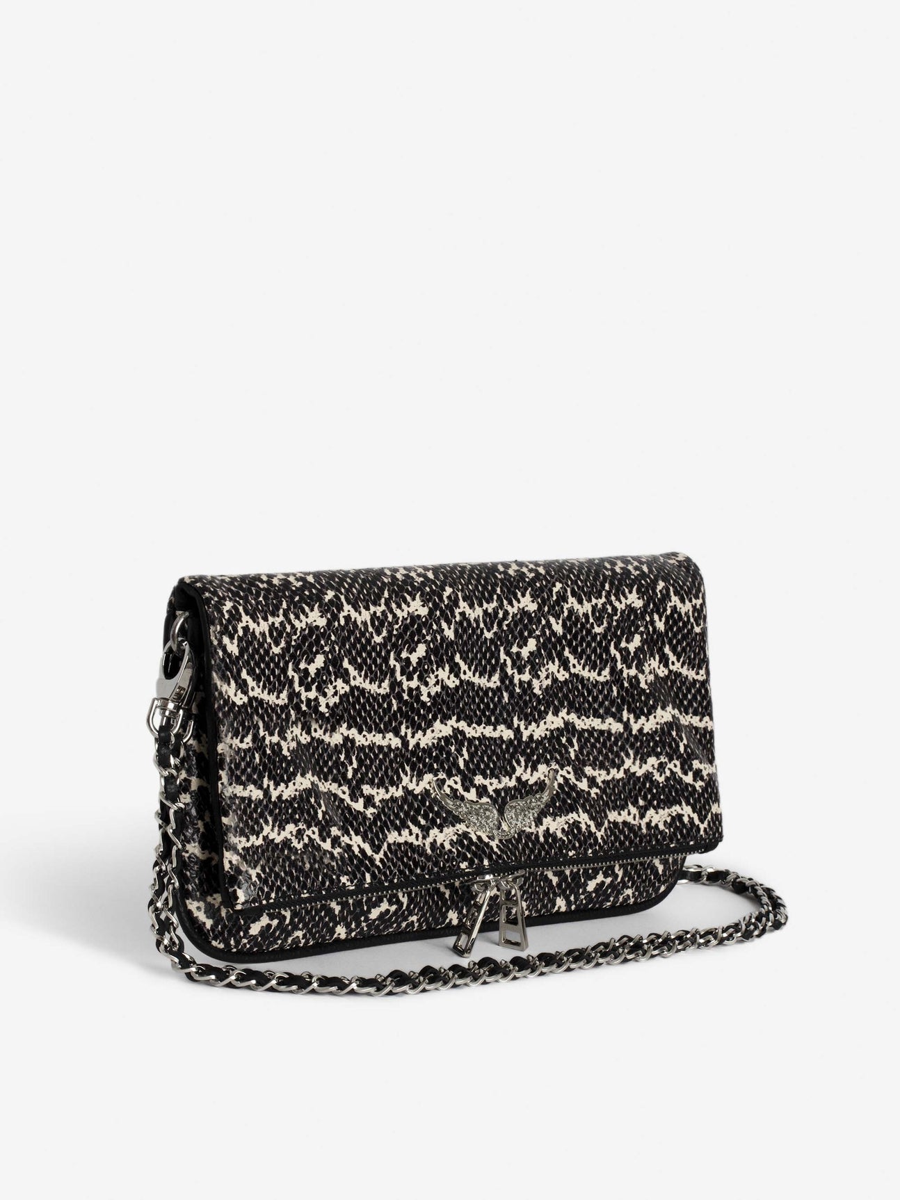 Rock Wild Clutch Bag, black/white