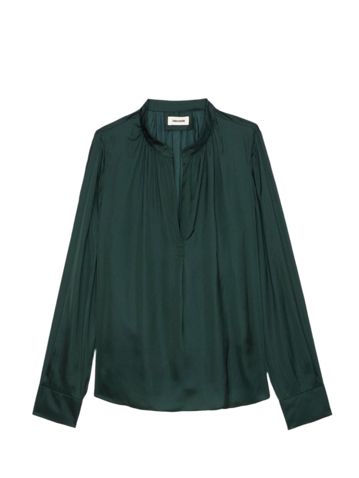 Tink Satin blouse, green