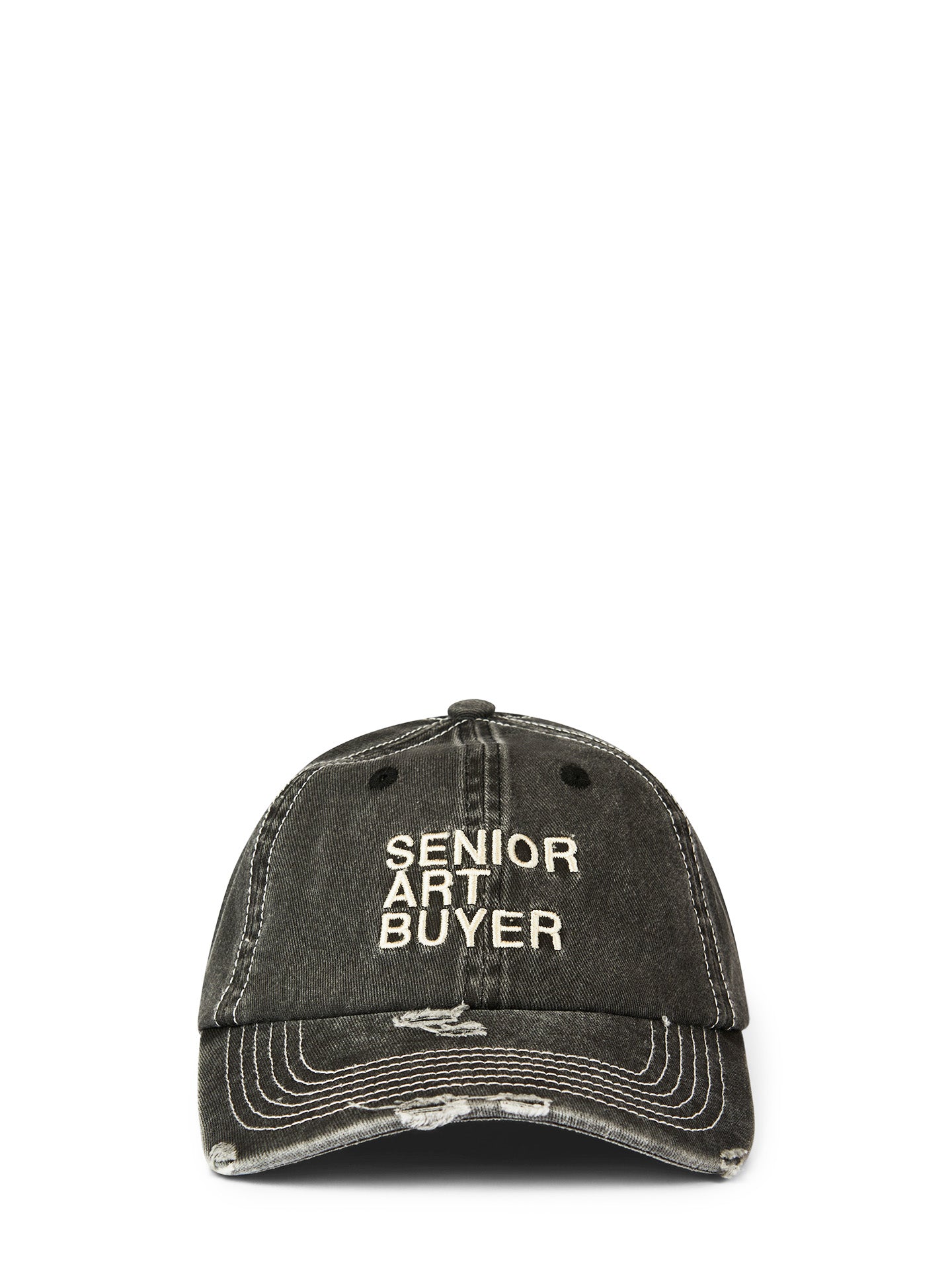 Art Buyer cap, washed black