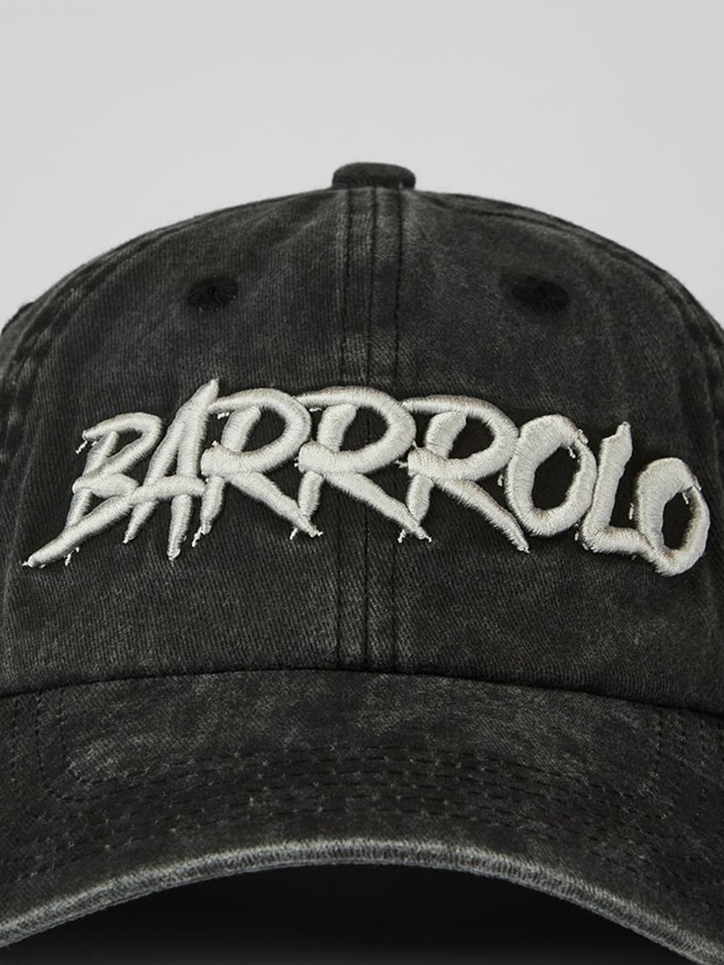 Barrrolo cap, washed black