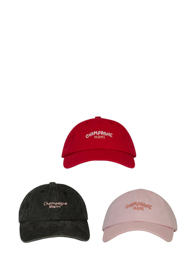 Champagne Mami dad cap, 3 colours