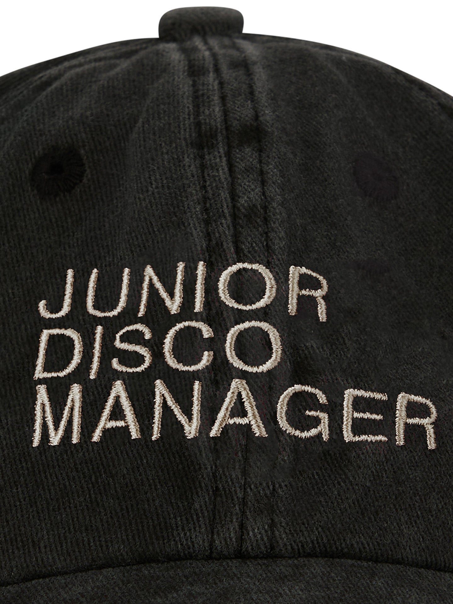 Disco Manager cap, washed black