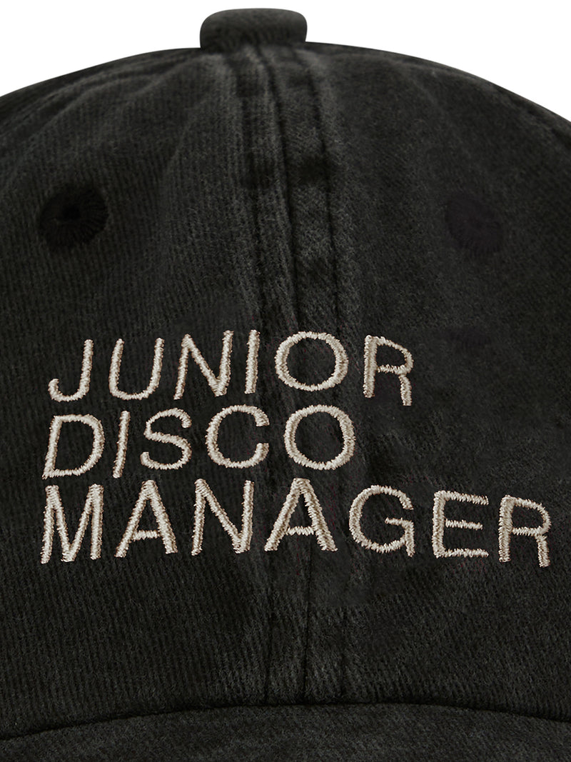 Junior disco manager cap, washed black