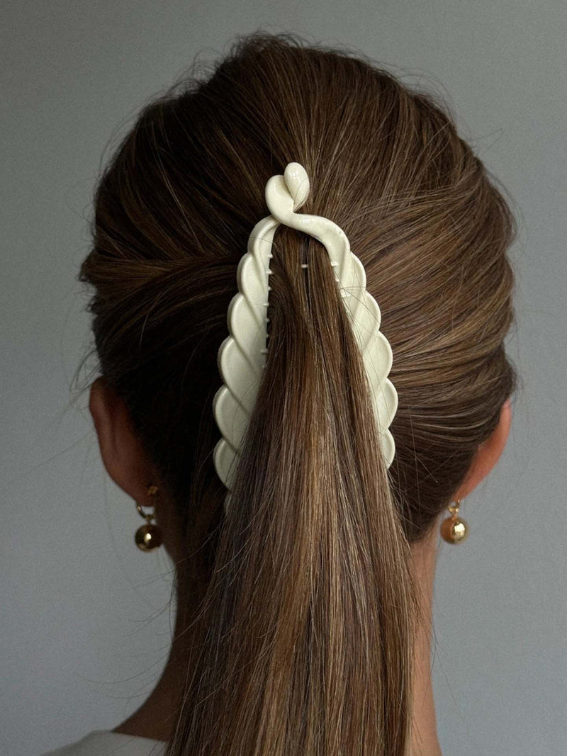 Amarante hair comb, light leo