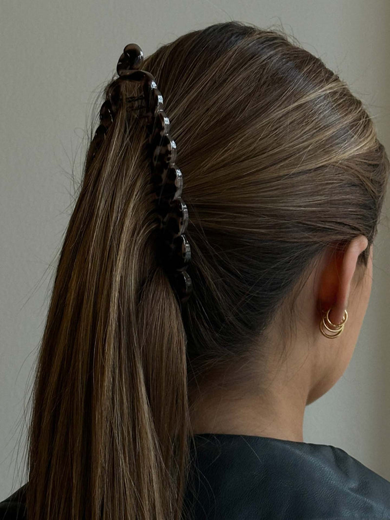 Amarante hair comb, light leo