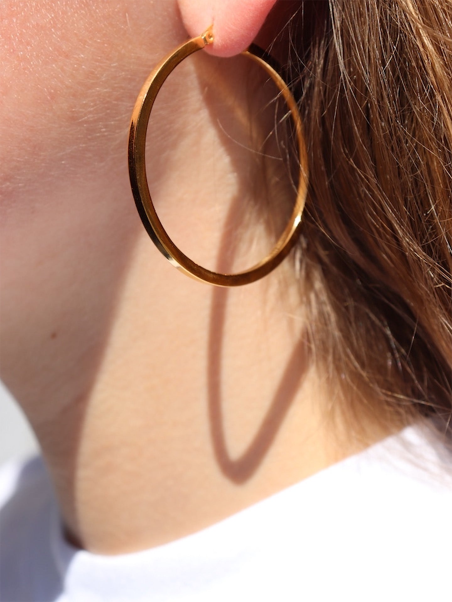 Irma hoops, goldplated