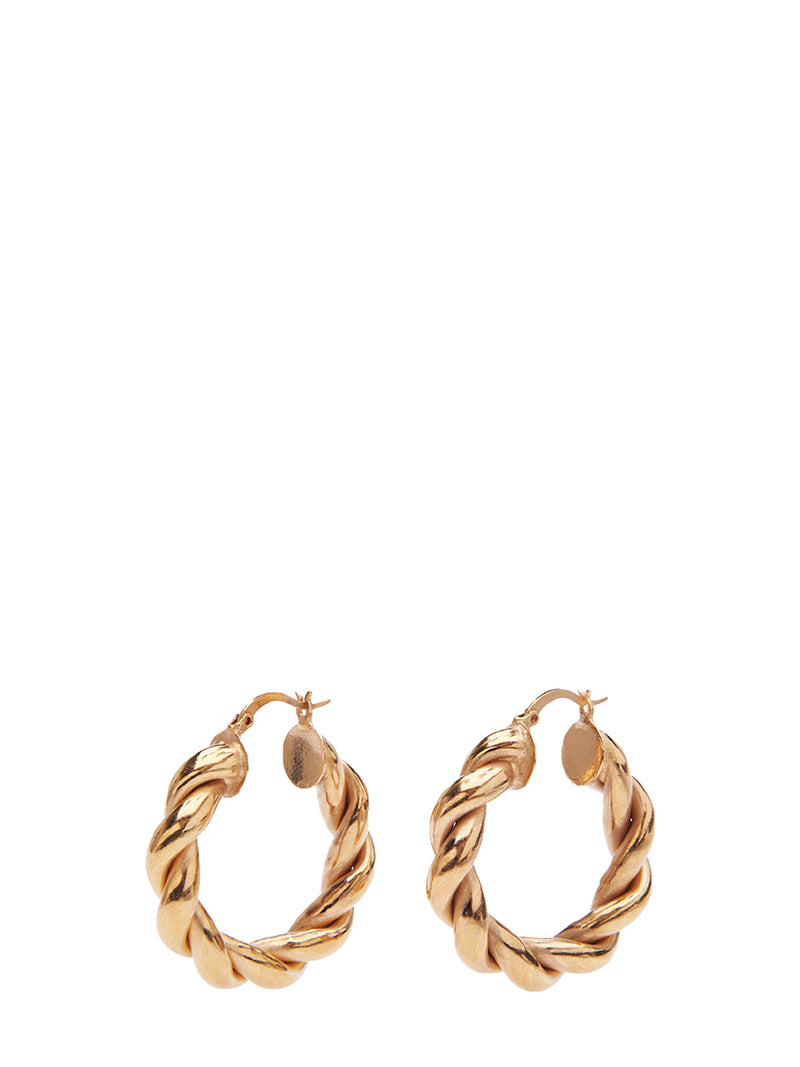 Lara polished hoops, silver or gold