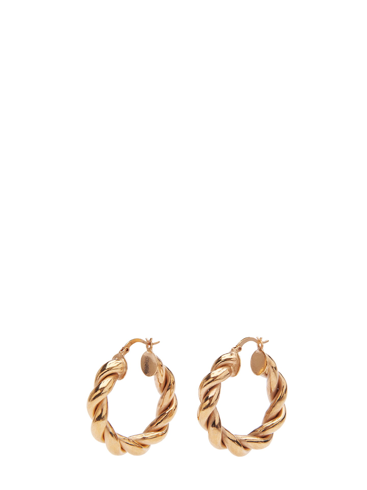 Lara Polished Hoops, goldplated