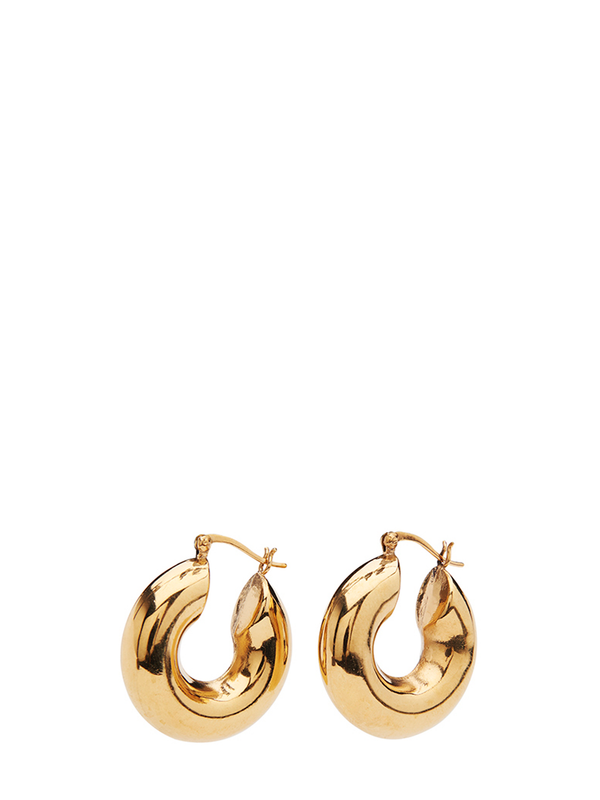 Mara chunky hoops, Goldplated