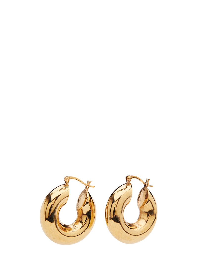 Mara chunky hoops, Goldplated