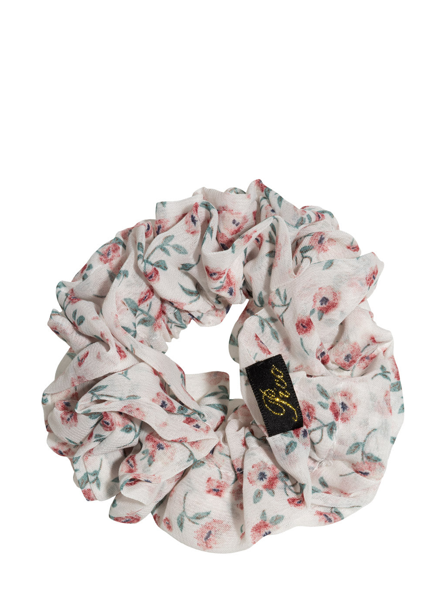 Flower Scrunchie, Red or rose pink