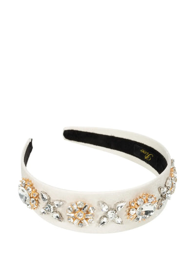 Caren headband, white