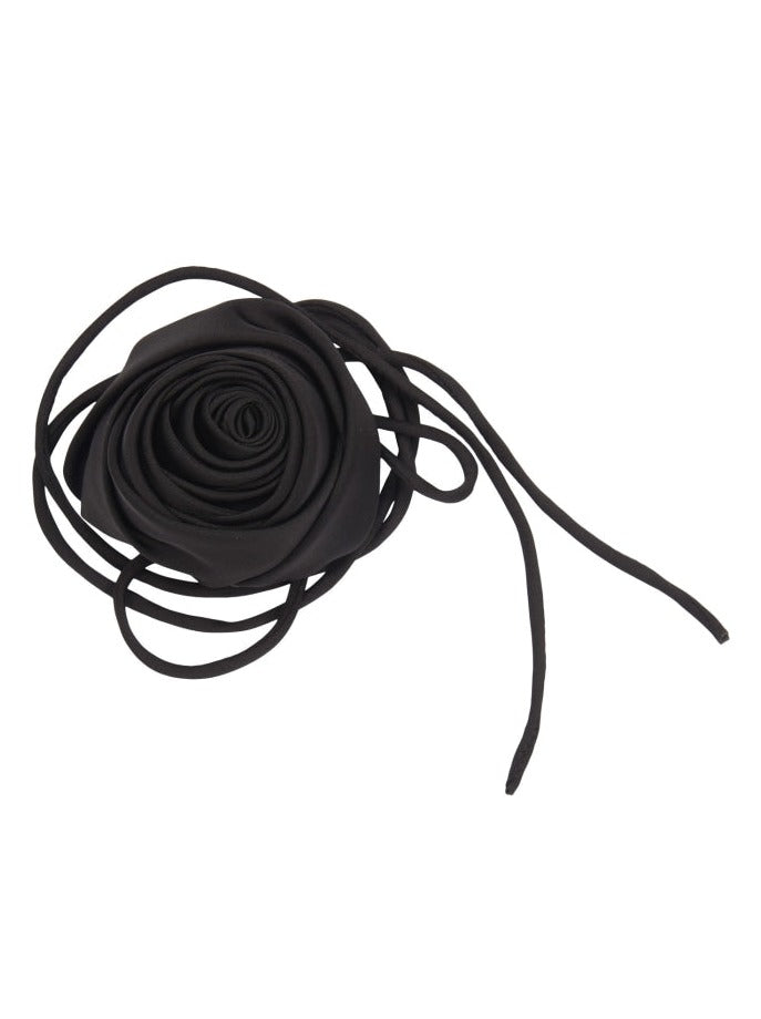 Rose string, black