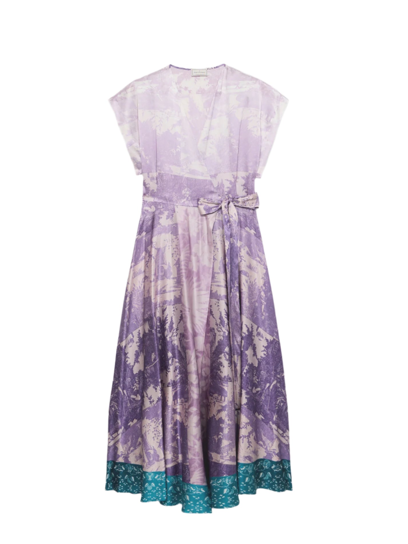 Adanastr silk dress, lavender