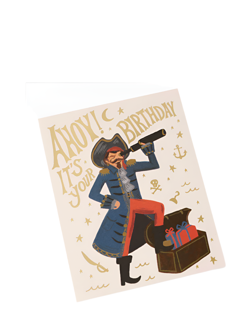 Pirate Birthday Card