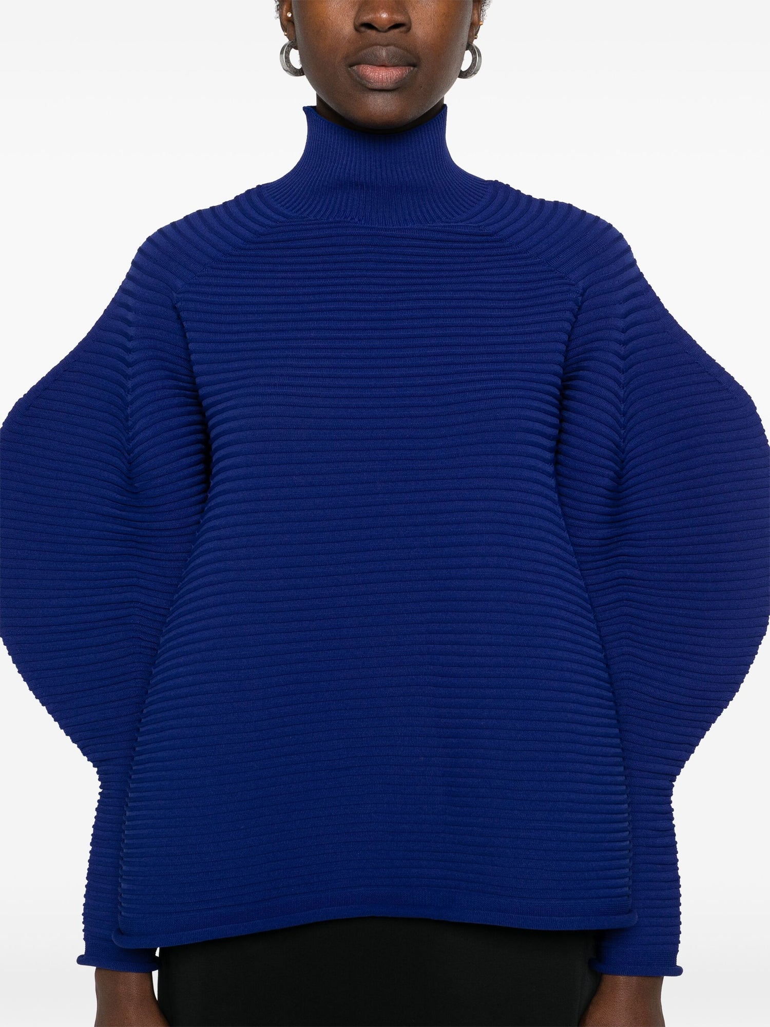 Powan knit top, blue