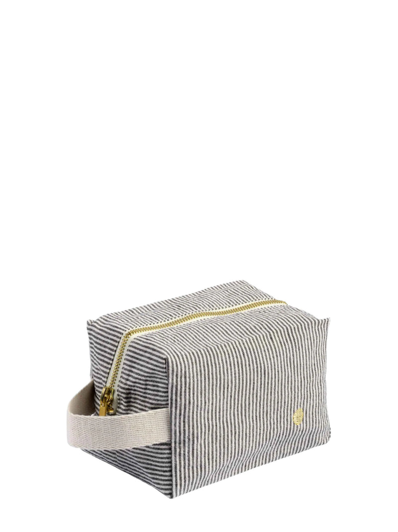 Finette S cube pouch, fine stripes