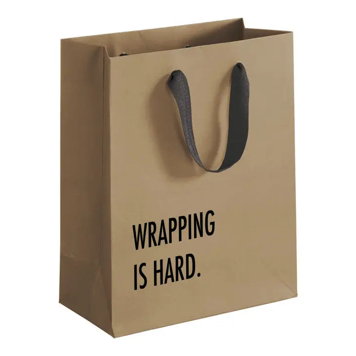 'Wrapping Is Hard' Gift Bag, 2 sizes