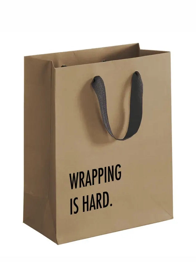 'Wrapping Is Hard' Gift Bag