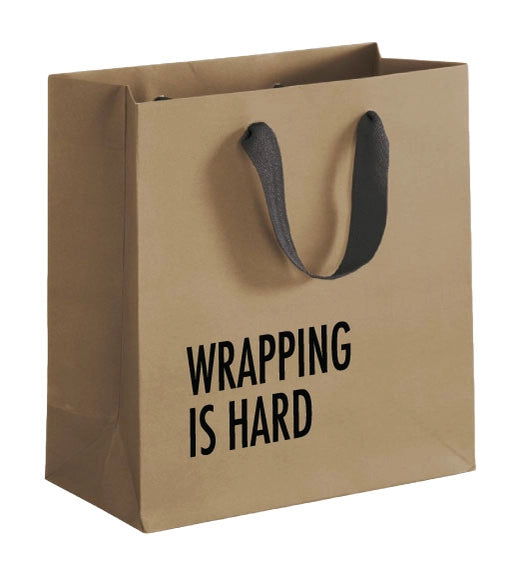 'Wrapping Is Hard' Gift Bag, 2 sizes