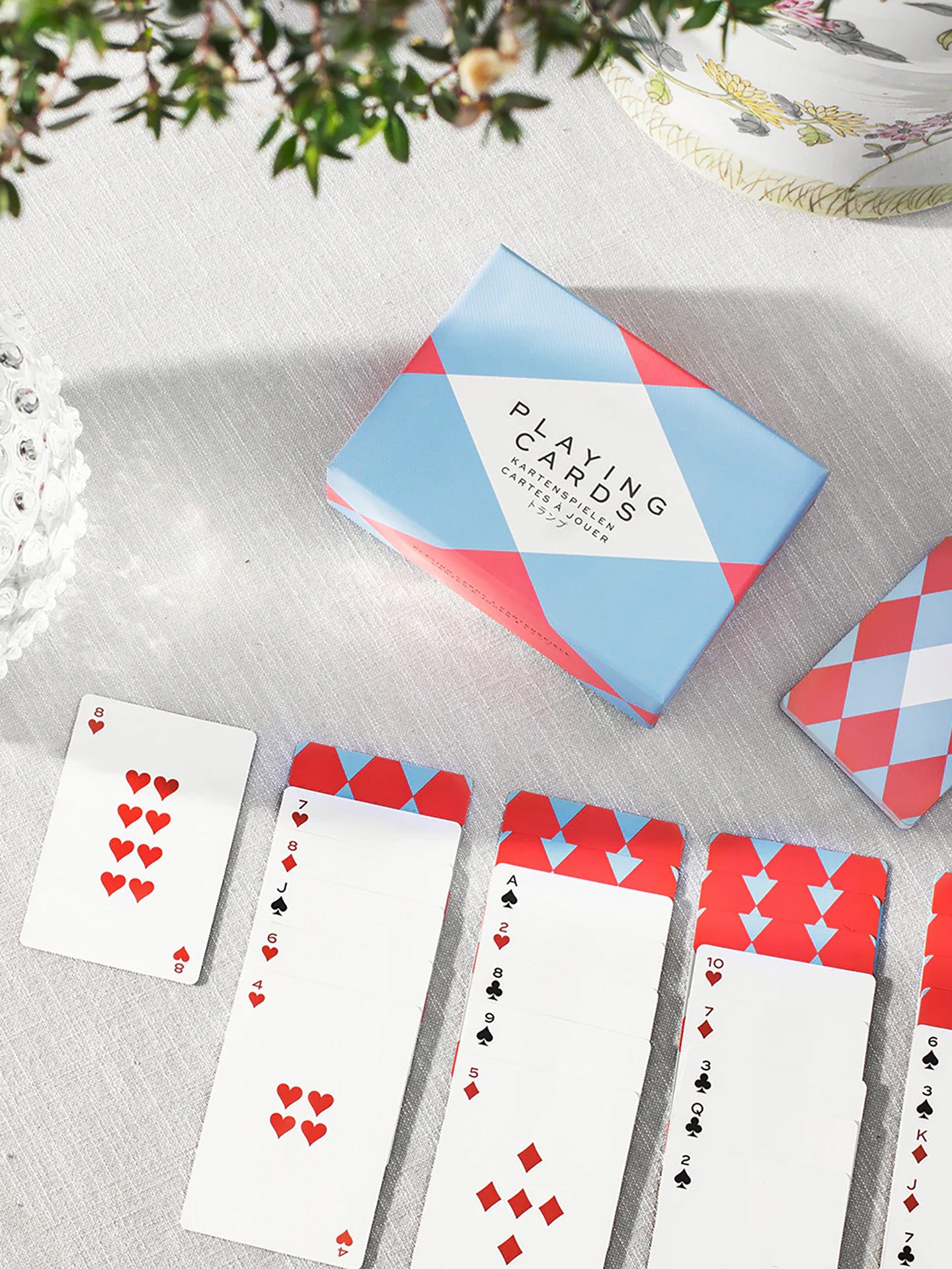 Double playing cards, play