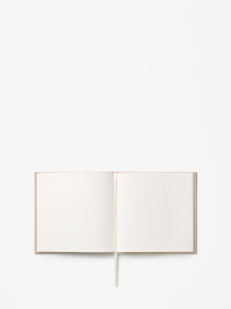 Guest book, beige-yellow
