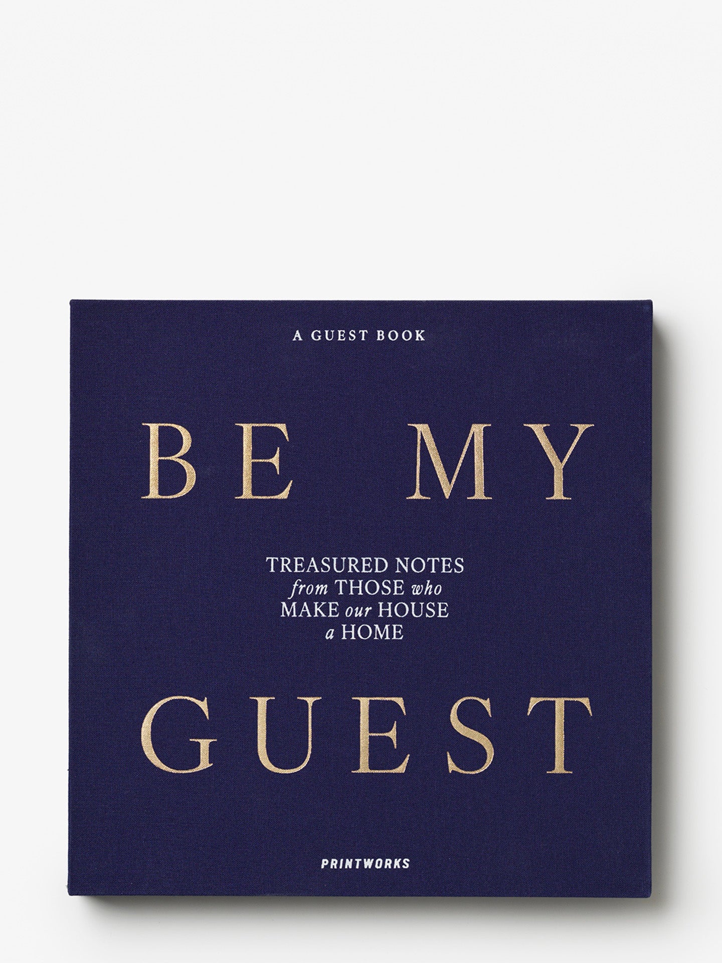 Guest book, blue