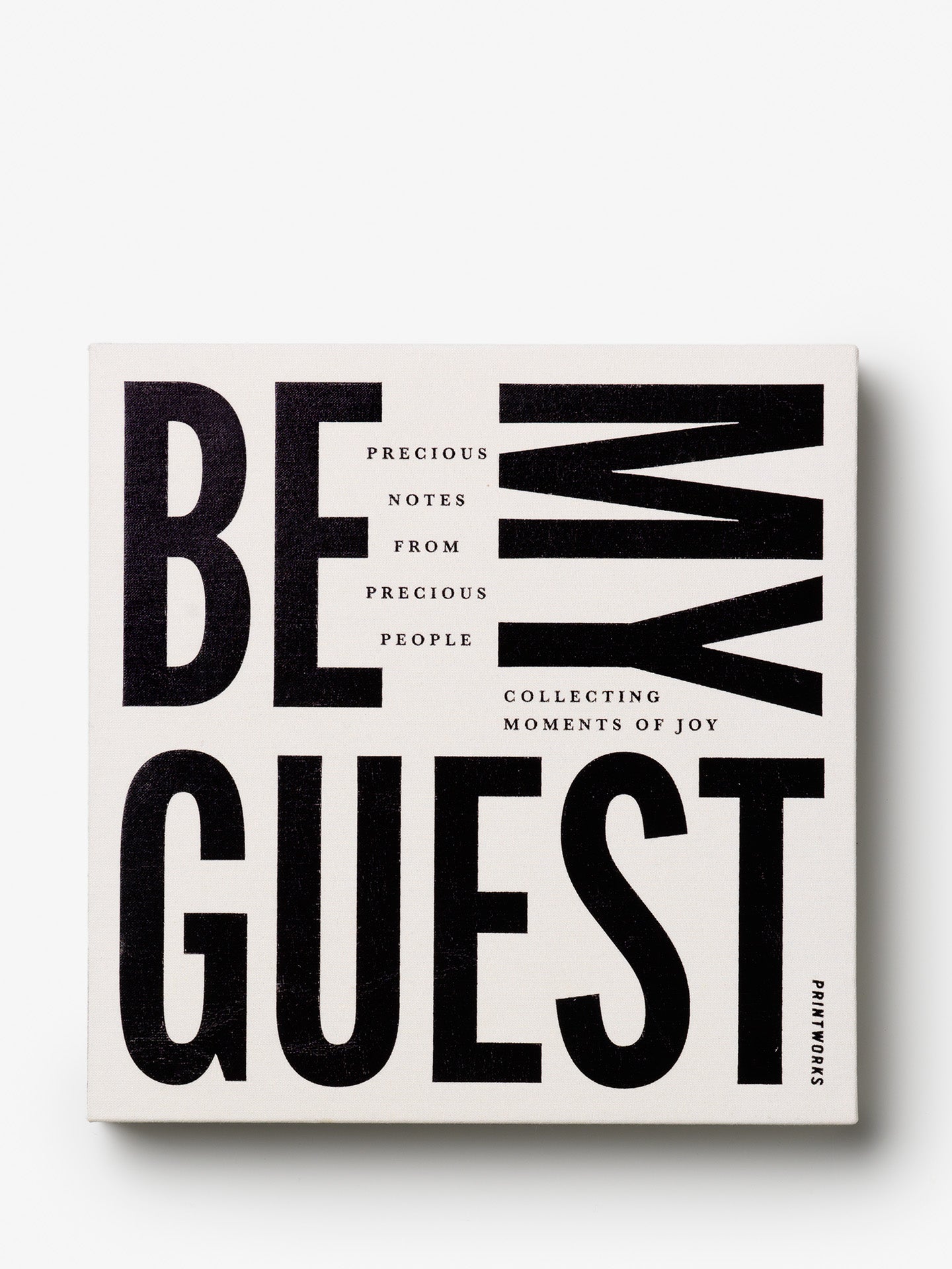 Guest book, black-white