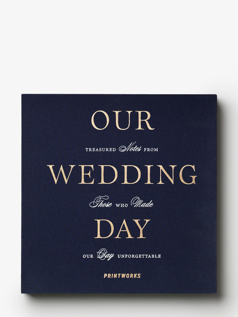 Wedding guest book