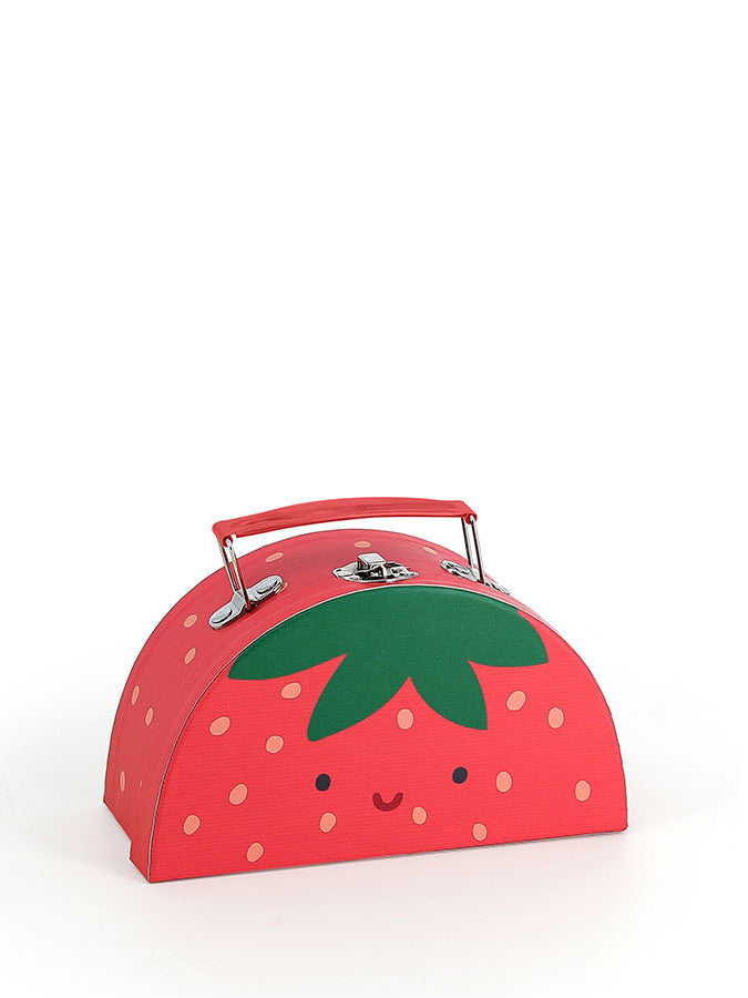 Set of 3 fruit suitcases, for kids
