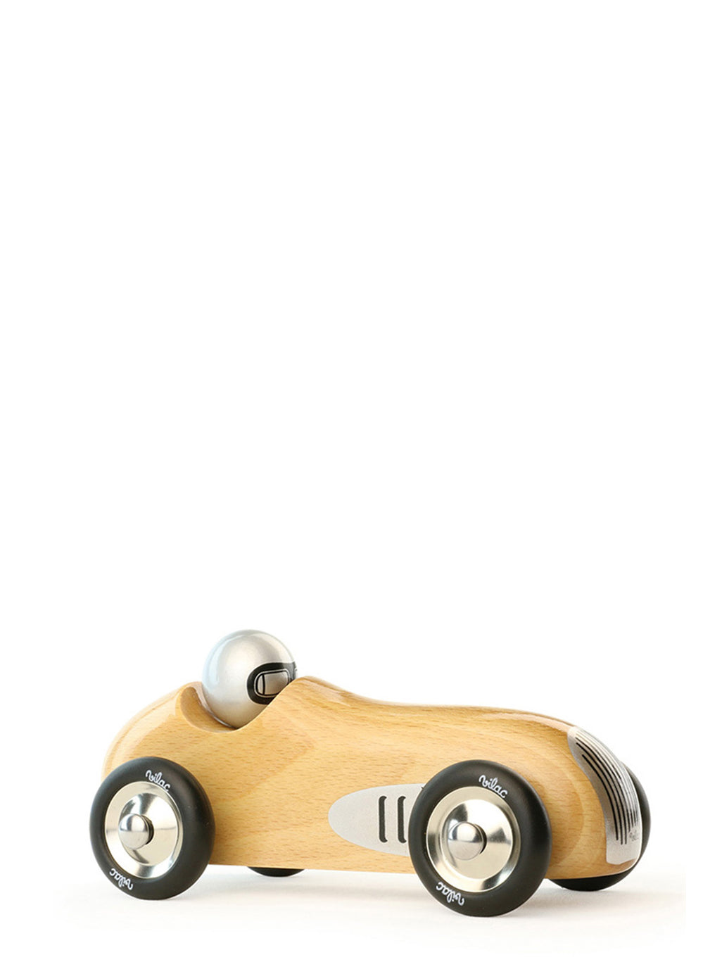 Natural wood old sport car