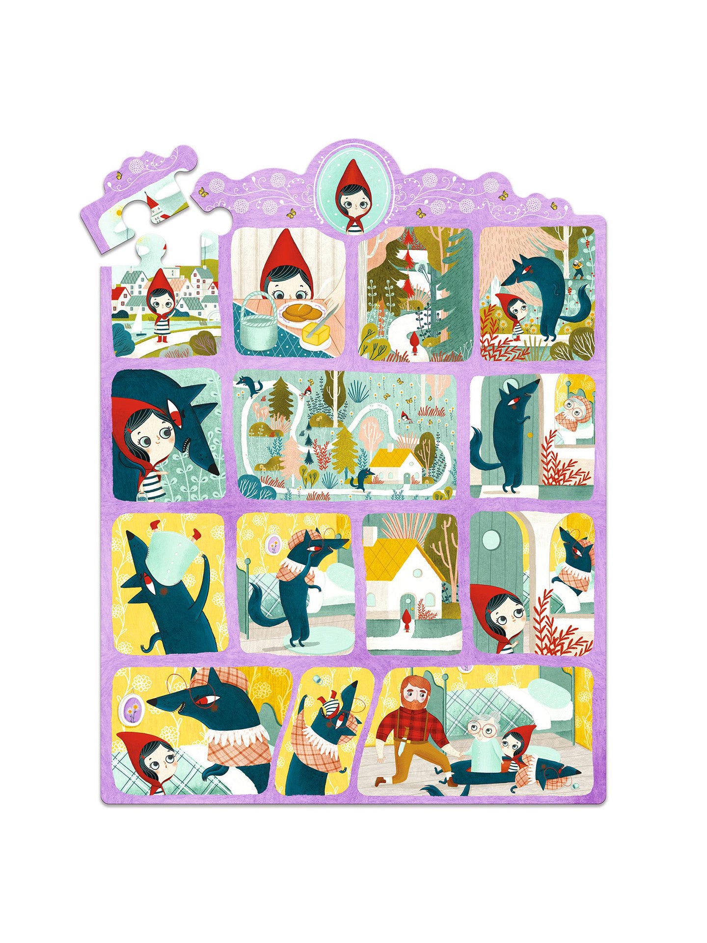 Little Red Riding Hood puzzle (35 pcs)