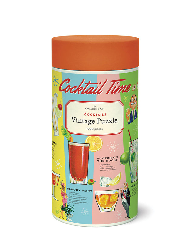 Cocktails vintage puzzle (1000 pieces)