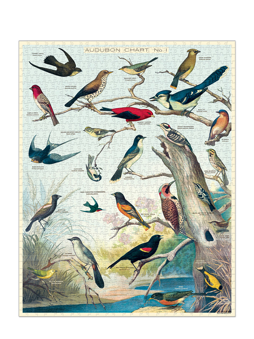 Vintage puzzle, Birds (1000 pieces)