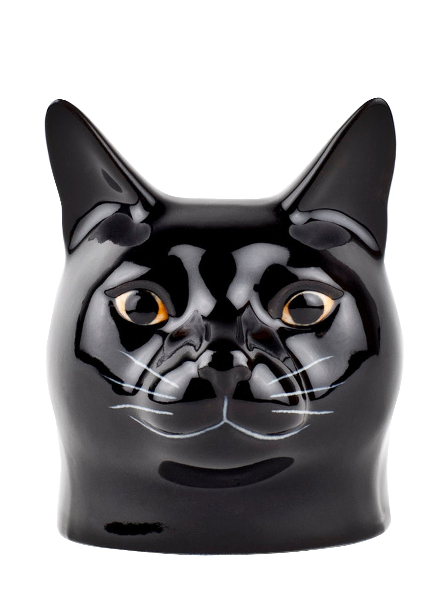 Lucky black cat egg cup