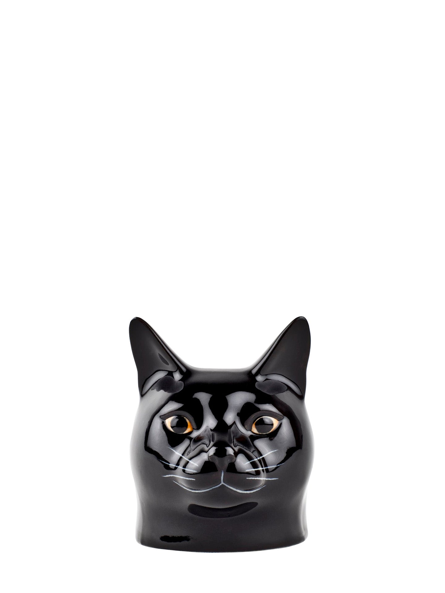 Lucky black cat egg cup