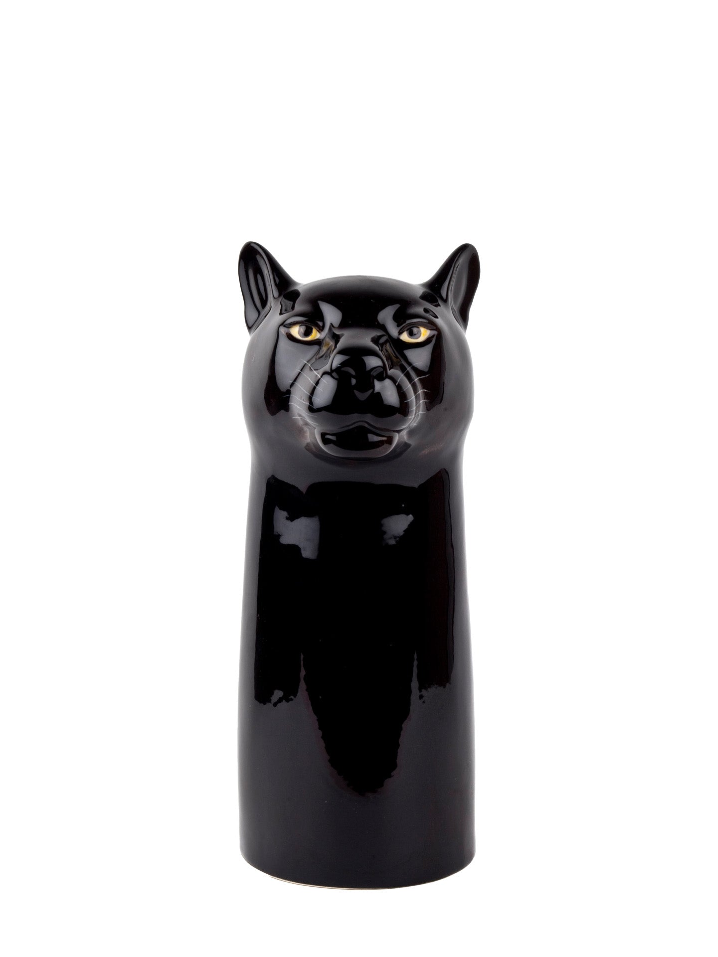 Black panther flower vase