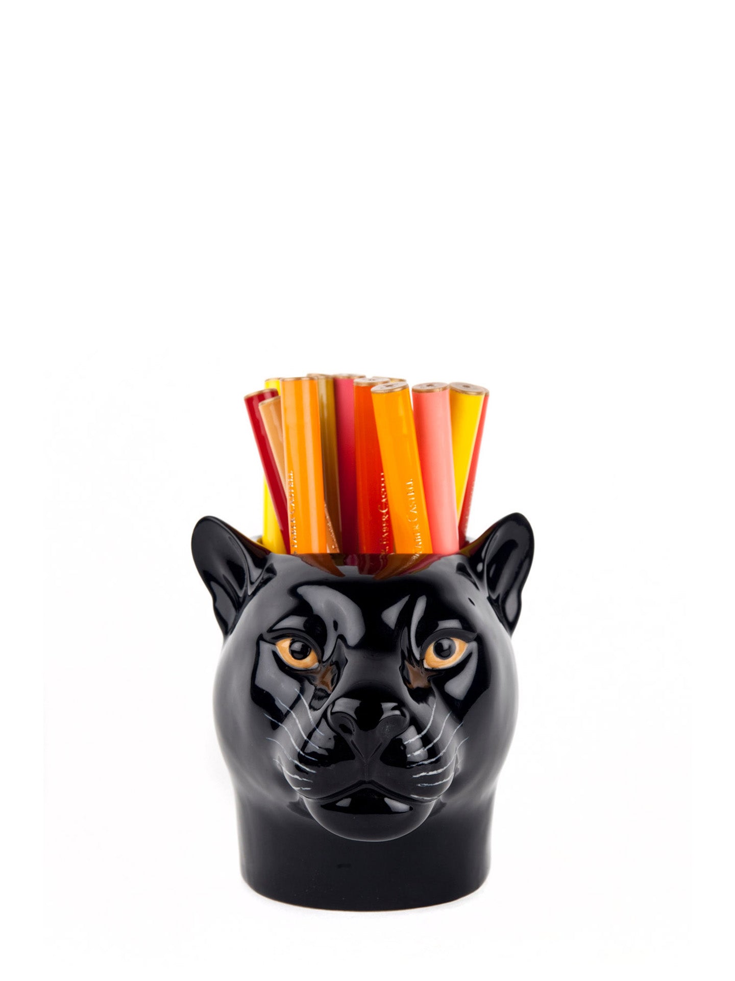 Black panther pencil pot