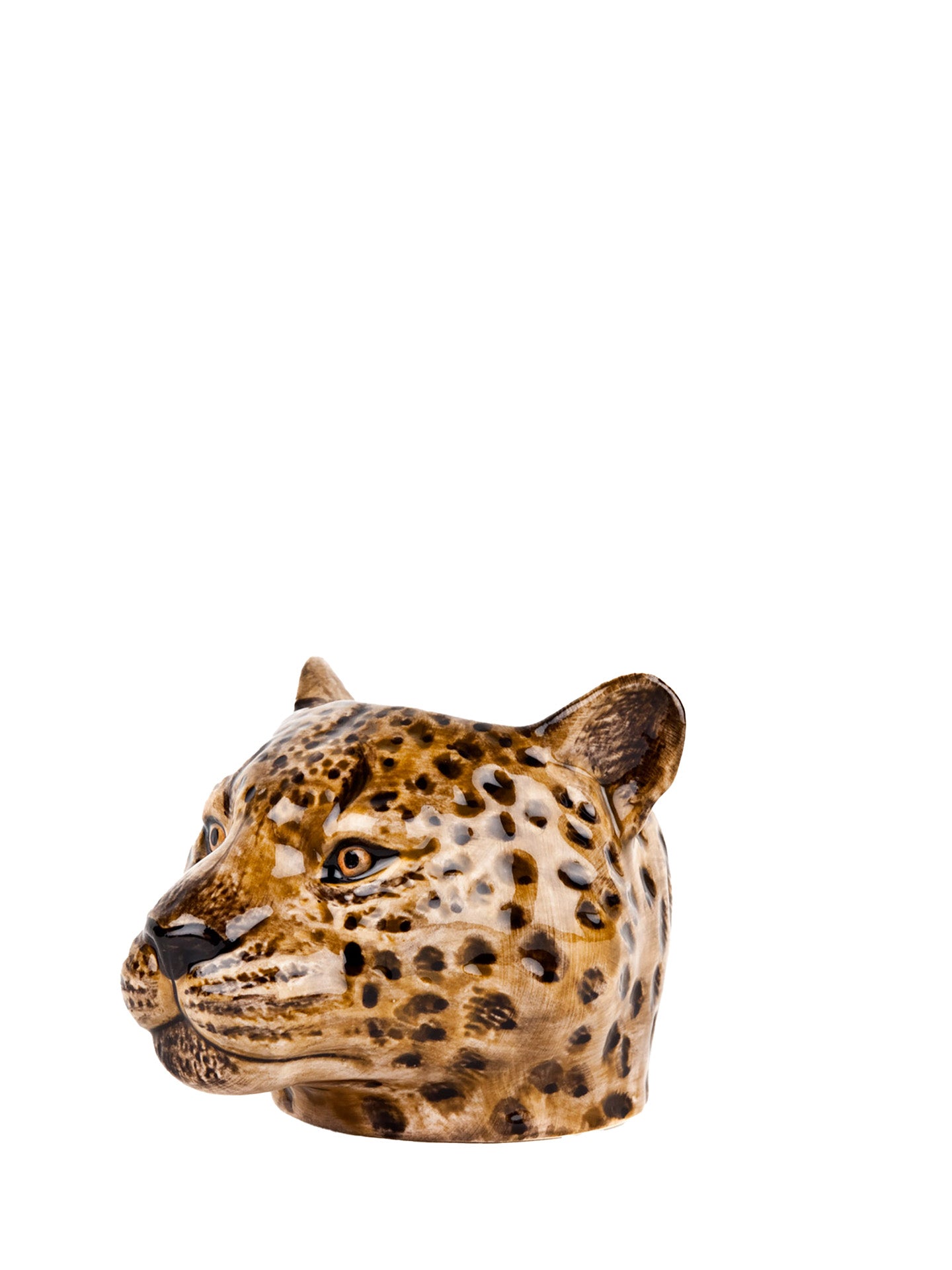 Leopard face egg cup