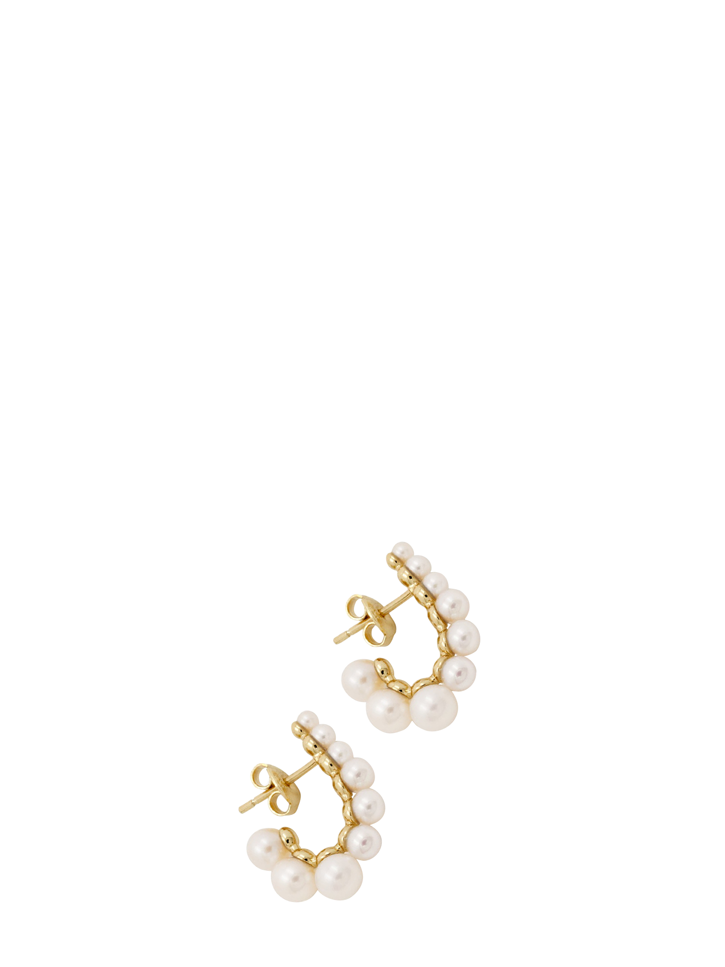 Olga earrings, gold plated