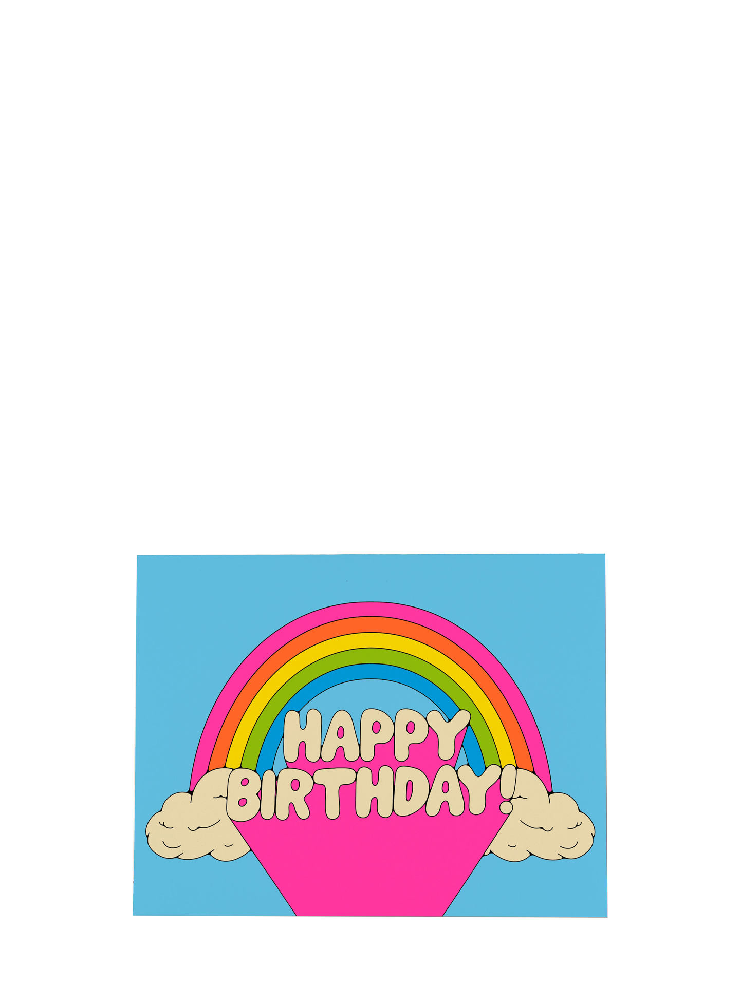 All Over Rainbows Birthday Card