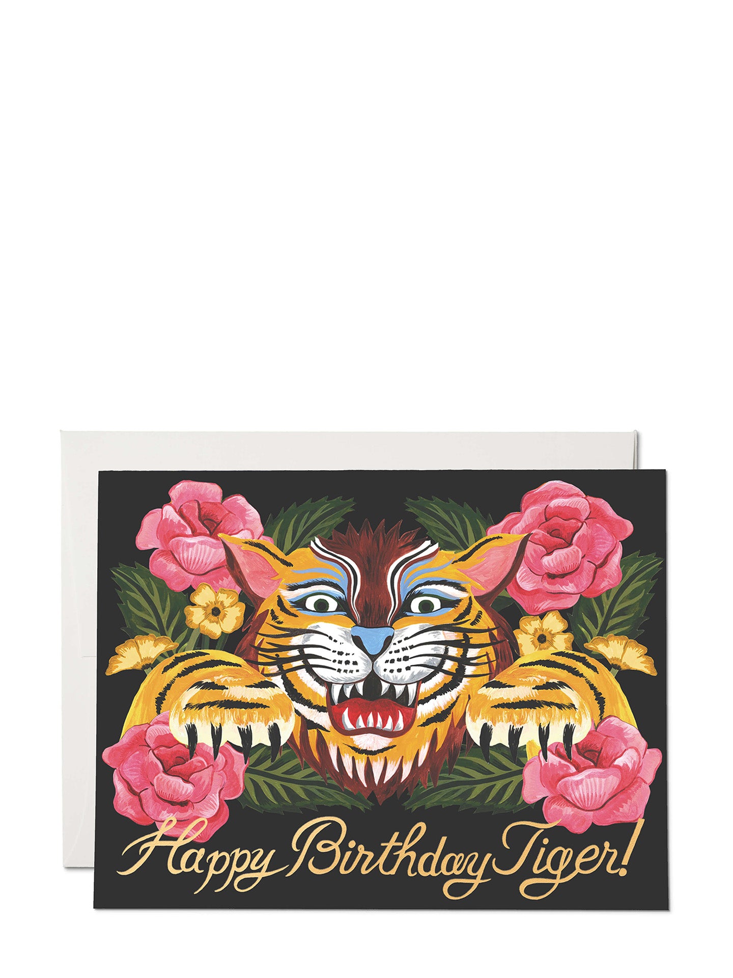 Birthday Roar tiger birthday card