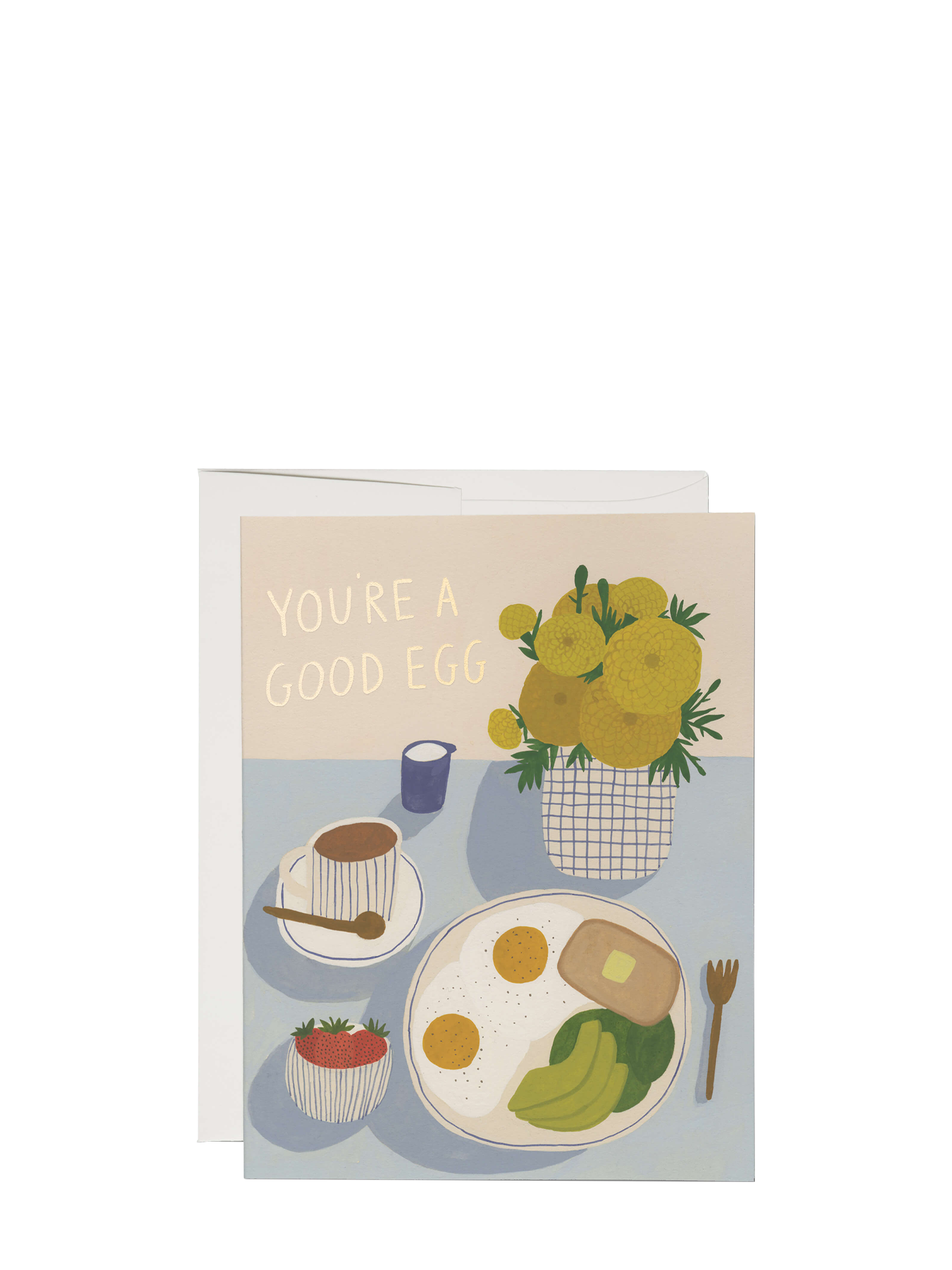 You're a good egg love & encouragement card