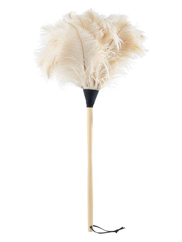Ostrich feather duster, long white (70cm)