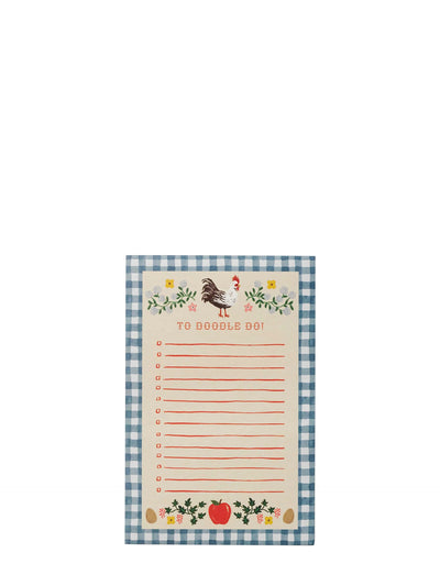 Home sweet home checklist notepad "To doodle do"