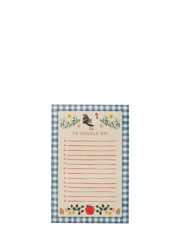 Home sweet home checklist notepad "To doodle do"